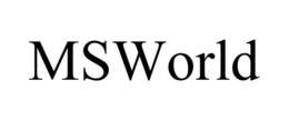 MSWORLD trademark