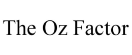 THE OZ FACTOR trademark
