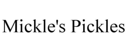 MICKLE'S PICKLES trademark