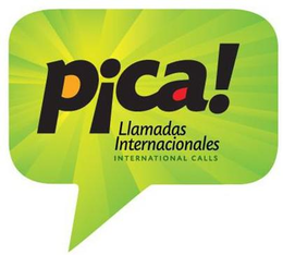 PICA! LLAMADAS INTERNACIONALES INTERNATIONAL CALLS trademark