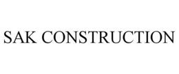 SAK CONSTRUCTION trademark