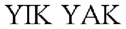 YIK YAK trademark