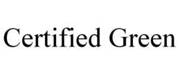 CERTIFIED GREEN trademark