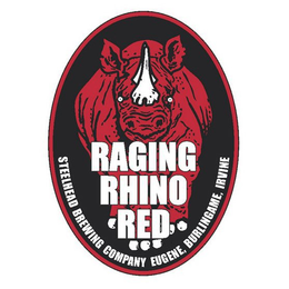 RAGING RHINO RED STEELHEAD BREWING COMPANY EUGENE, BURLINGAME, IRVINE trademark
