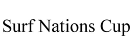 SURF NATIONS CUP trademark