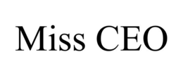 MISS CEO trademark