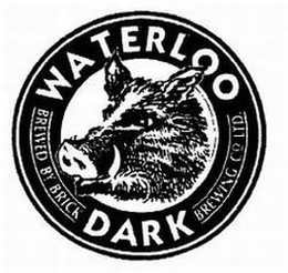 WATERLOO DARK BREWED BY BRICK BREWING CO LTD trademark