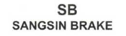 SB SANGSIN BRAKE trademark