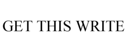 GET THIS WRITE trademark