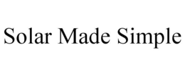 SOLAR MADE SIMPLE trademark