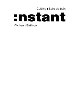 CUISINE : SALLE DE BAIN :NSTANT KITCHEN : BATHROOM trademark