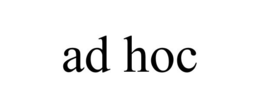 AD HOC trademark
