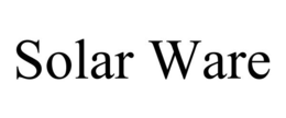 SOLAR WARE trademark