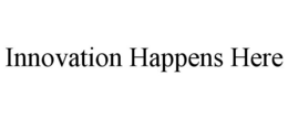INNOVATION HAPPENS HERE trademark