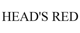 HEAD'S RED trademark