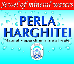 PERLA HARGHITEI JEWEL OF MINERAL WATERS NATURALLY SPARKLING MINERAL WATER PERLA HARGHITEI 1974 SANCRAIENI trademark