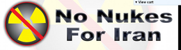 NO NUKES FOR IRAN trademark