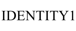 IDENTITY1 trademark