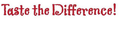 TASTE THE DIFFERENCE trademark