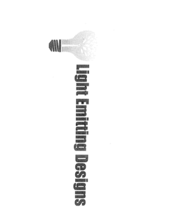 LIGHT EMITTING DESIGNS trademark