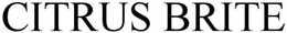 CITRUS BRITE trademark