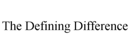 THE DEFINING DIFFERENCE trademark