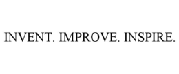 INVENT. IMPROVE. INSPIRE. trademark