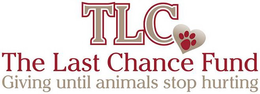 TLC THE LAST CHANCE FUND GIVING UNTIL ANIMALS STOP HURTING trademark