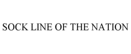 SOCK LINE OF THE NATION trademark