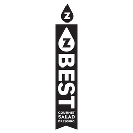 Z Z BEST GOURMET SALAD DRESSING trademark