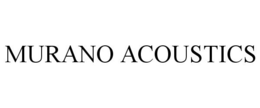 MURANO ACOUSTICS trademark