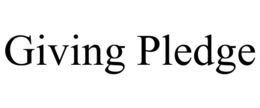 GIVING PLEDGE trademark