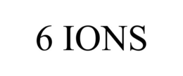 6 IONS trademark