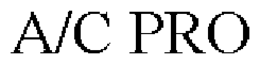 A/C PRO trademark