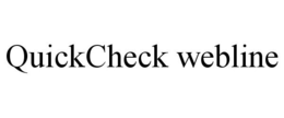 QUICKCHECK WEBLINE trademark