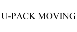 U-PACK MOVING trademark
