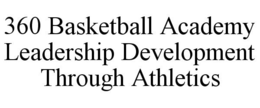 360 BASKETBALL ACADEMY LEADERSHIP DEVELOPMENT THROUGH ATHLETICS trademark