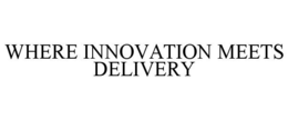 WHERE INNOVATION MEETS DELIVERY trademark