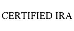 CERTIFIED IRA trademark