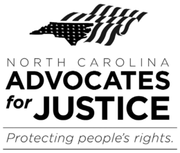 NORTH CAROLINA ADVOCATES FOR JUSTICE PROTECTING PEOPLE'S RIGHTS. trademark