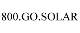 800.GO.SOLAR trademark