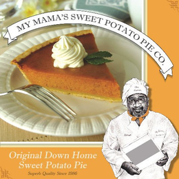 THE PIEMAN MARVIN MY MAMA'S ORIGINAL DOWN HOME SWEET POTATO PIE SUPERB QUALITY SINCE 1986 MY MAMA'S SWEET POTATO PIE CO. trademark