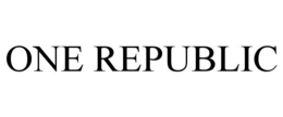 ONE REPUBLIC trademark