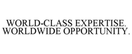 WORLD-CLASS EXPERTISE. WORLDWIDE OPPORTUNITY. trademark