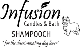 INFUSION CANDLES & BATH SHAMPOOCH "FOR THE DISCRIMINATING DOG LOVER" trademark