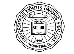 UNIVERSITATIS MONTIS UNIONIS SIGILLUM ALLIANTIAE, O. SIT LUX 1846 trademark