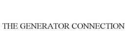 THE GENERATOR CONNECTION trademark