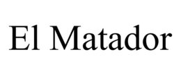 EL MATADOR trademark