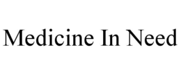 MEDICINE IN NEED trademark