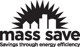MASS SAVE SAVINGS THROUGH ENERGY EFFICIENCY trademark